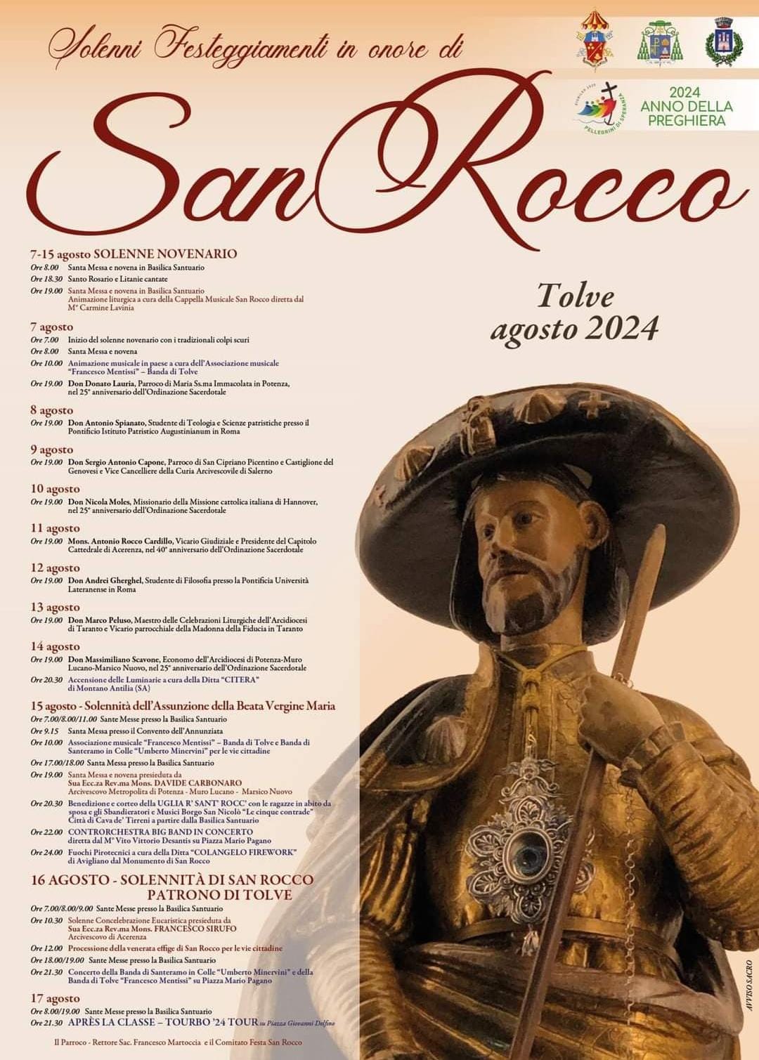 Festa de San Rocco em Tolve