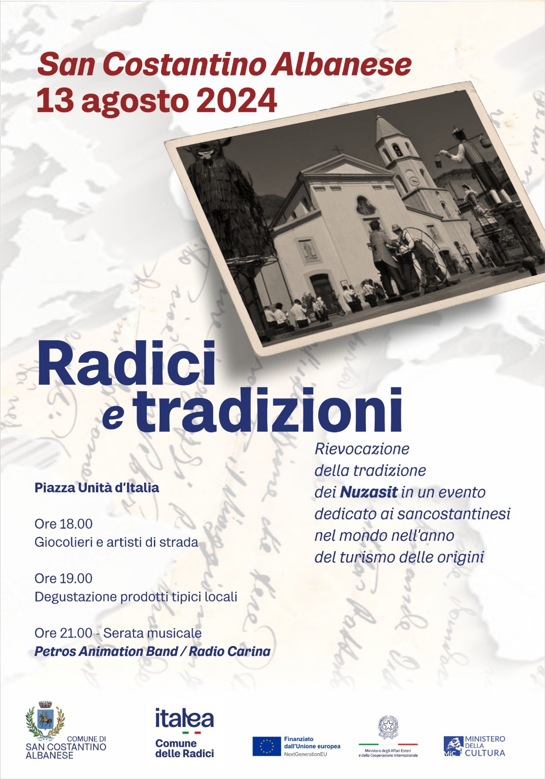 Raízes e tradições em San Costantino Albanese