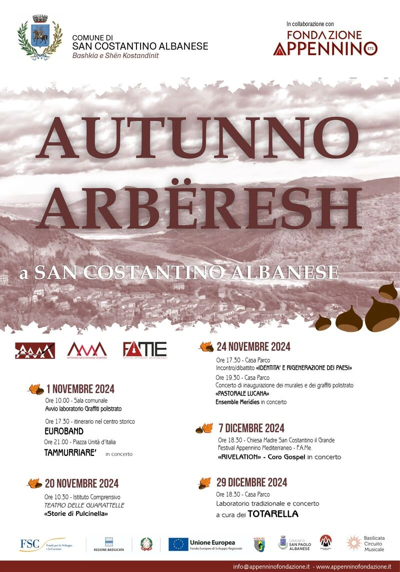 Autunno arbёreshe a San Costantino Albanese