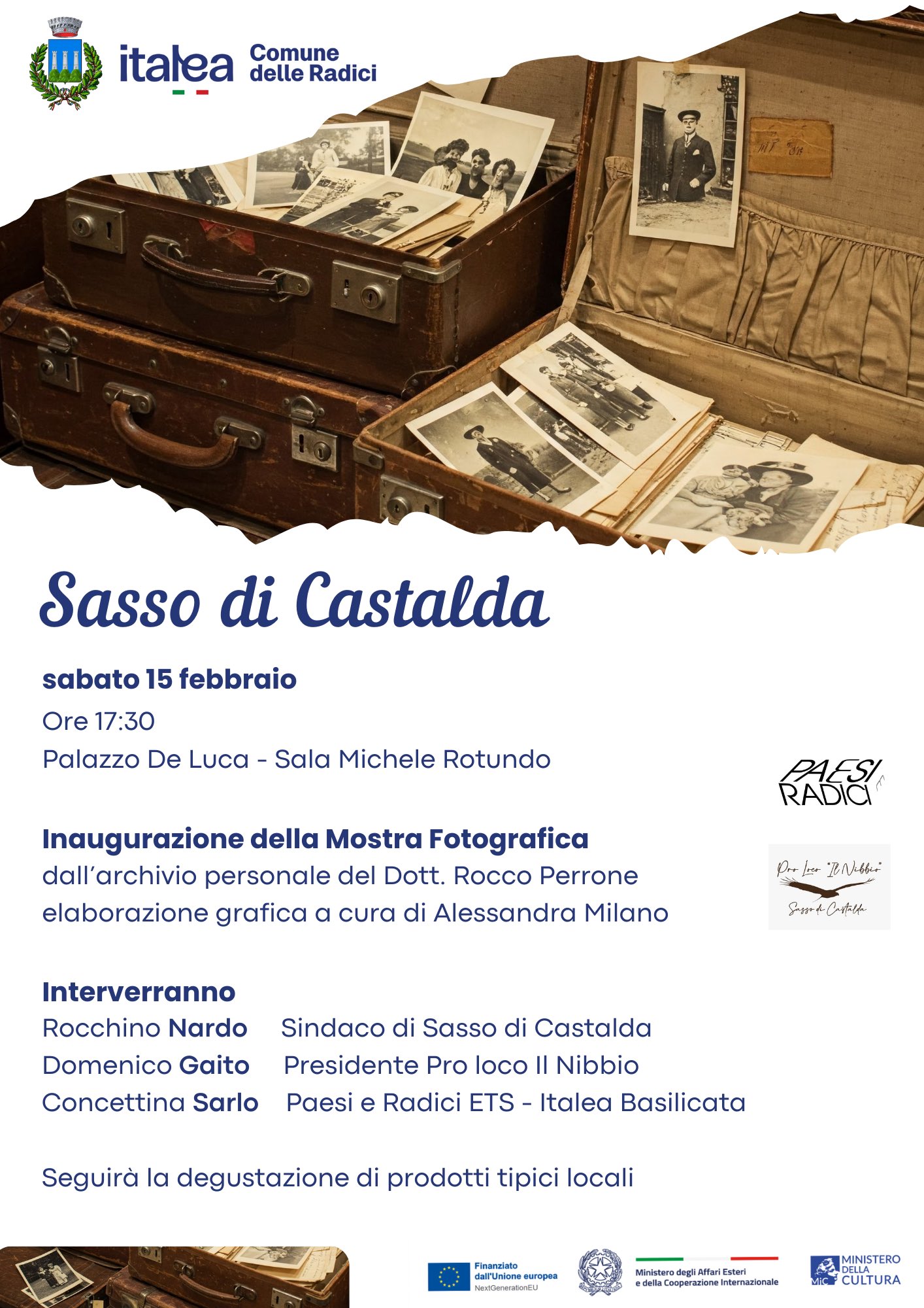 Photographic Exhibition of the Roots of Sasso di Castalda